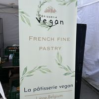 sign  at La Pâtisserie Vegan - Les Saveurs De La Bastille in Liege