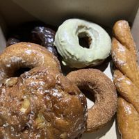 6 vegan donuts  at Bob's Donut and Pastry Shop in San Francisco