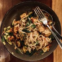 Shan noodles  at Burma Love in San Francisco