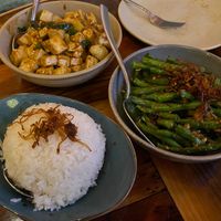 Mint Tofu & String Beans at Burma Love in San Francisco