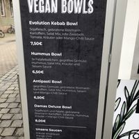 Menu at DAMAS - Vegan Kebab & Falafel in Erlangen