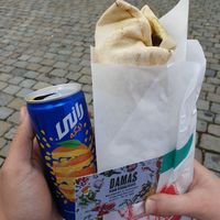 Damas Deluxe Wrap at DAMAS - Vegan Kebab & Falafel in Erlangen