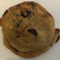 Vegan cookie--delicious! at Ginjan Cafe in New York City