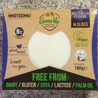 Vegan Mozzarella at Sklavenitis in Crete