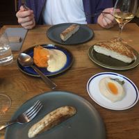 Second and third course  at Bistro Lupa in Copenhagen