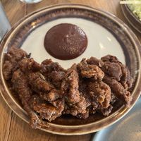 BBQ trumpet mushrooms from their fungus farm. Unreal!  at Bistro Lupa in Copenhagen