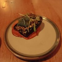 Crispy eggplant at Bistro Lupa in Copenhagen