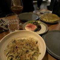 Flat Bread / Nori and Watercress Butter  at Bistro Lupa in Copenhagen