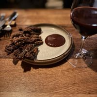 Lupa Fried Mushroom  at Bistro Lupa in Copenhagen