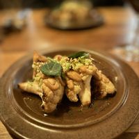 Cauliflower Florets / Puree / Mustard Seeds / Umami Broth  at Bistro Lupa in Copenhagen