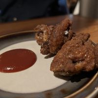 Southern style (?) Fried mushrooms  at Bistro Lupa in Copenhagen