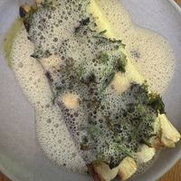 White asparagus   at Bistro Lupa in Copenhagen