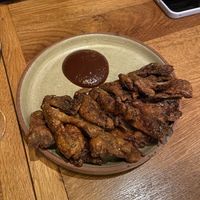 Fried mushrooms  at Bistro Lupa in Copenhagen