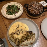 Cabbage, white bean dip, ‘milk’ breadd which I'll  at Bistro Lupa in Copenhagen