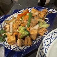 Cashew stir fry   at Thai Garden in Galway
