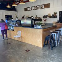 Counter view  at The Country Eatery in Kahuku