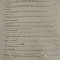 Menu at Dalat Restaurant in Ann Arbor