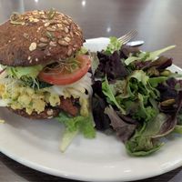 Egg and bacon sandwich at Island Vintage Wine Bar in Honolulu