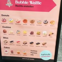 Menu at Kjeks - Schanze in Hamburg