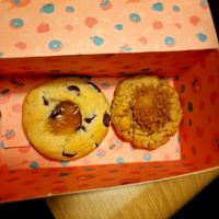 Salted Caramel cookie & apple crumble cookie at Kjeks - Schanze in Hamburg