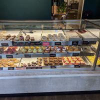 Behind the counter at Kjeks - Schanze in Hamburg