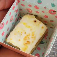 Lemon cake at Kjeks - Schanze in Hamburg