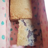 oops our cakes somehow flipped at Kjeks - Schanze in Hamburg