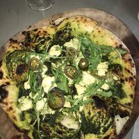 Pizza with vegan ricotta and vegan pesto!  at Tartine Saigon - Thao Dien in Ho Chi Minh City