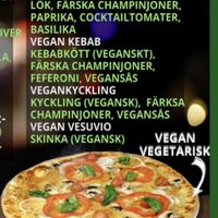 Vegan menu  at Evergreen in Jonkoping