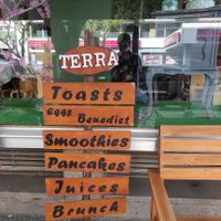 Outside billboard at Terra in Santo Tirso