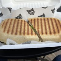 Kevin Facon at Dee Dees Vegan Cafe in Biggleswade