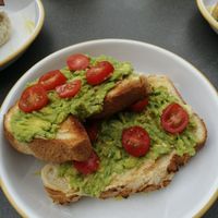 Avo toast at Dee Dees Vegan Cafe in Biggleswade