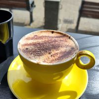 Oat mocha at Dee Dees Vegan Cafe in Biggleswade