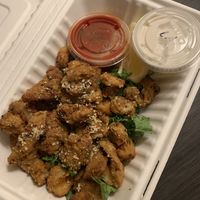 Calamari at DC Vegan in Washington