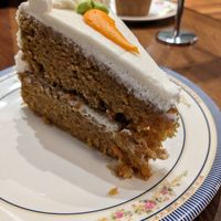 Carrot cake at DC Vegan in Washington