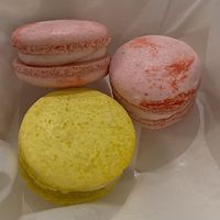 Desserts I have never had before! Vegan macarons!   at DC Vegan in Washington