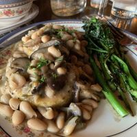Wild mushroom ragout   at DC Vegan in Washington