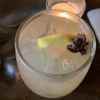 White sangria  at DC Vegan in Washington