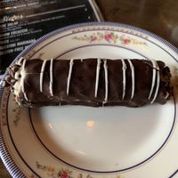 Chocolate dipped cannoli   at DC Vegan in Washington