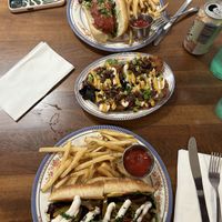 chicken parm, potato skins, classic hoagie at DC Vegan in Washington