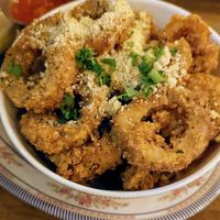 Calamari! at DC Vegan in Washington