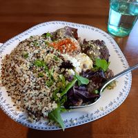 Meatball Bowl at DC Vegan in Washington
