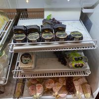 So many vegan cheeses   at DC Vegan in Washington