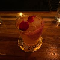 Fun vegan cocktail   at DC Vegan in Washington