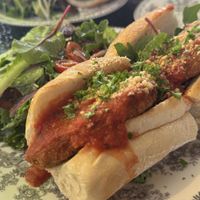 CHICK'N PARM  at DC Vegan in Washington