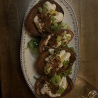 potato skins  at DC Vegan in Washington