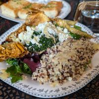 Crispy Artichoke Bowl at DC Vegan in Washington