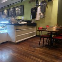 Second Night in a Row - Upstairs Interior Near Take Away Area w/Merch  at DC Vegan in Washington