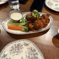 cauliflower wings (buffalo)  at DC Vegan in Washington