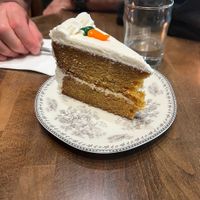 carrot cake at DC Vegan in Washington